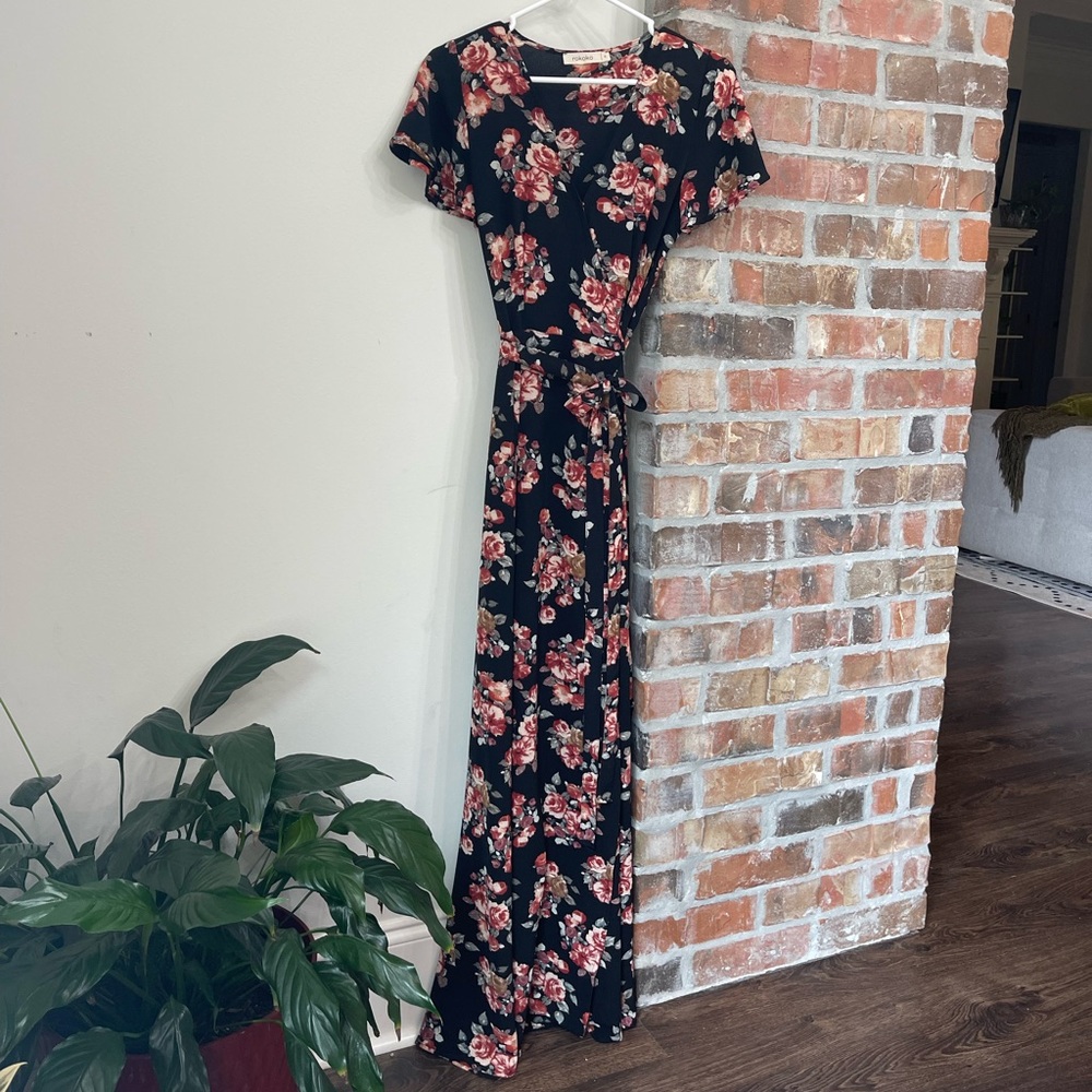 Rokoko Floral Wrap Dress